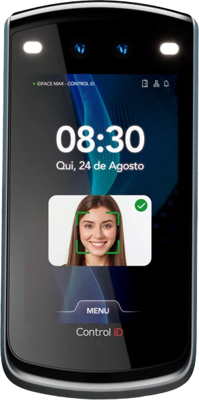 Terminal de reconhecimento facial iDFace Max